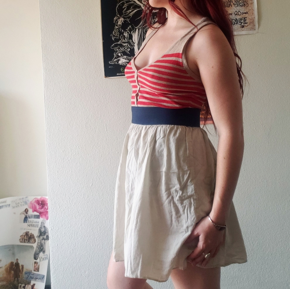 Striped Top Mini dress